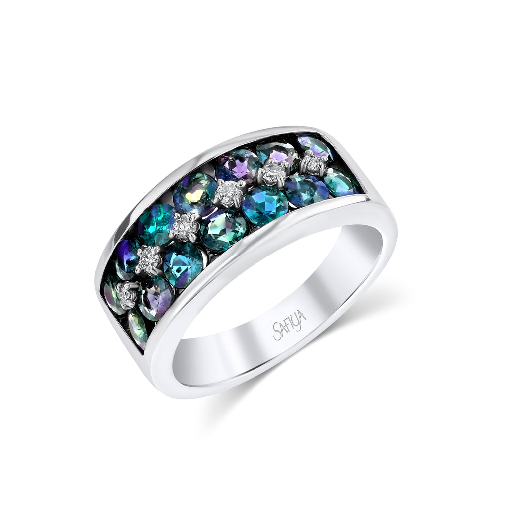Invisible Enlightenment - Platinum Natural Alexandrite Ring