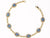 Love Embraced - 14K Yellow Gold Natural Alexandrite Bracelet