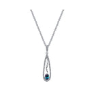 Brilliance - 18K White Gold Alexandrite Pendant