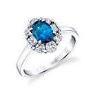 Regal Elegance - Platinum Alexandrite Ring