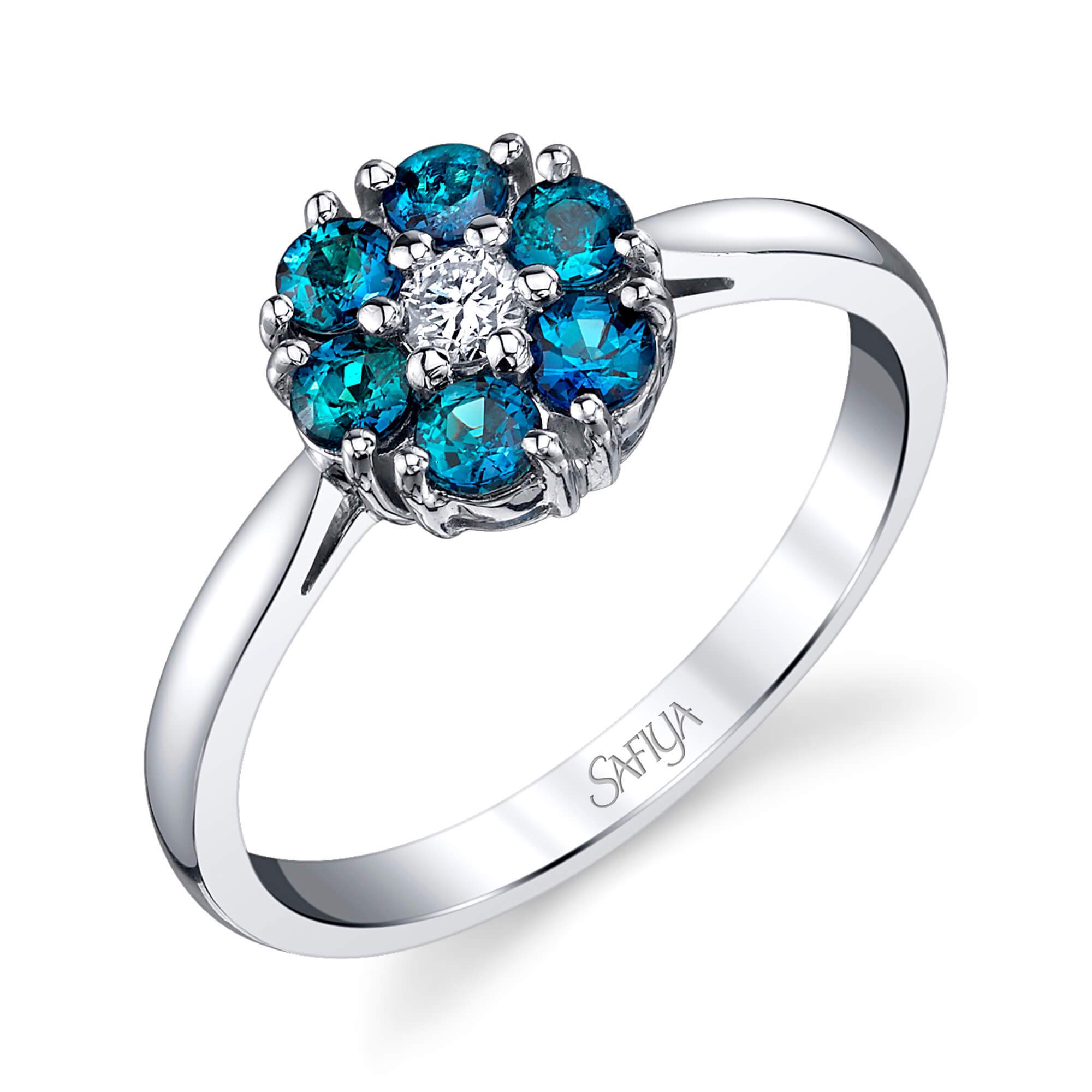 Floweret - 18K White Gold Alexandrite Ring