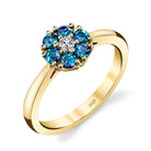 Floweret - 14K Yellow Gold Alexandrite Ring