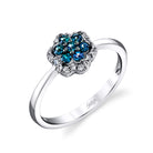 Floral Essence - 18K White Gold Alexandrite Ring