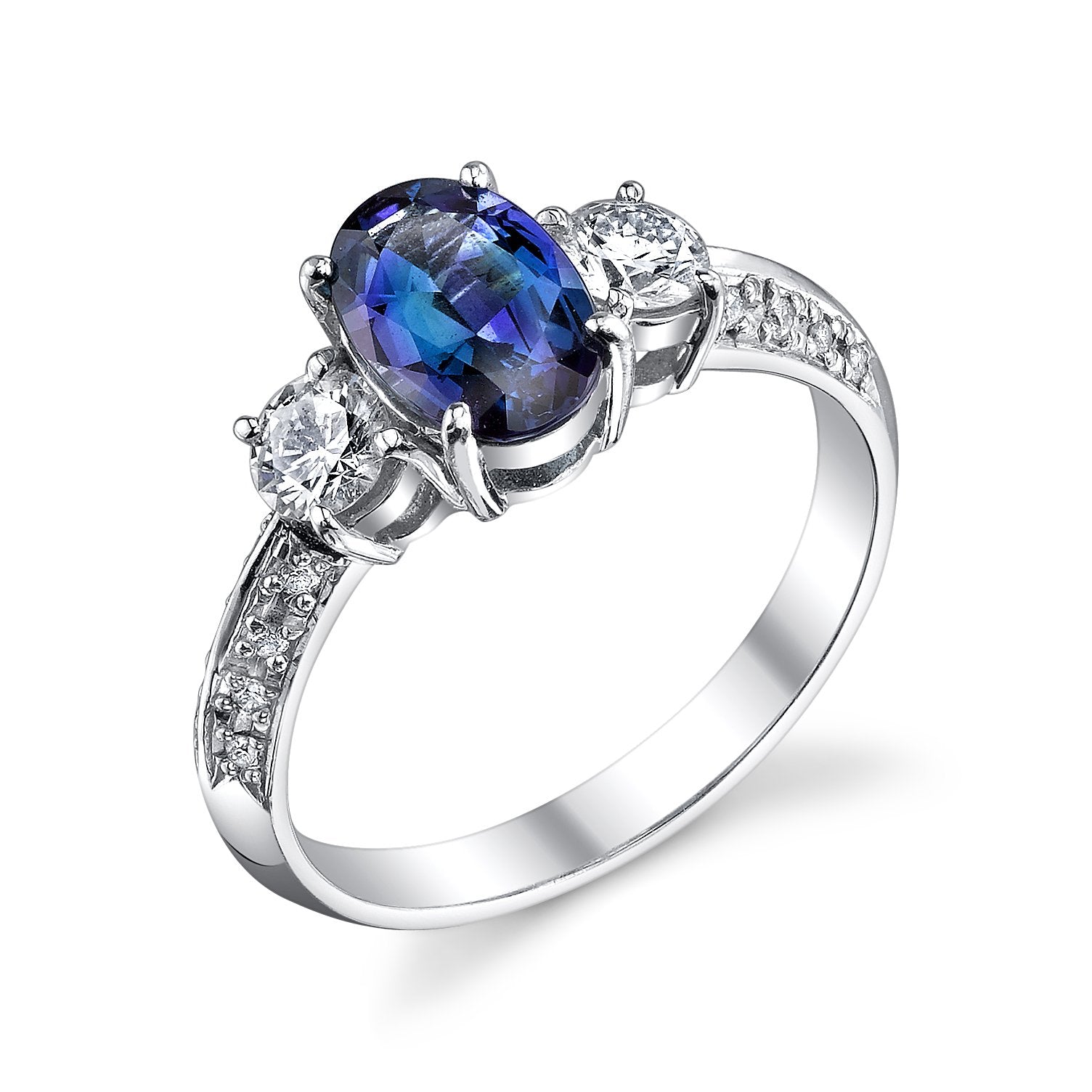 Guiding Light - Platinum Alexandrite Ring
