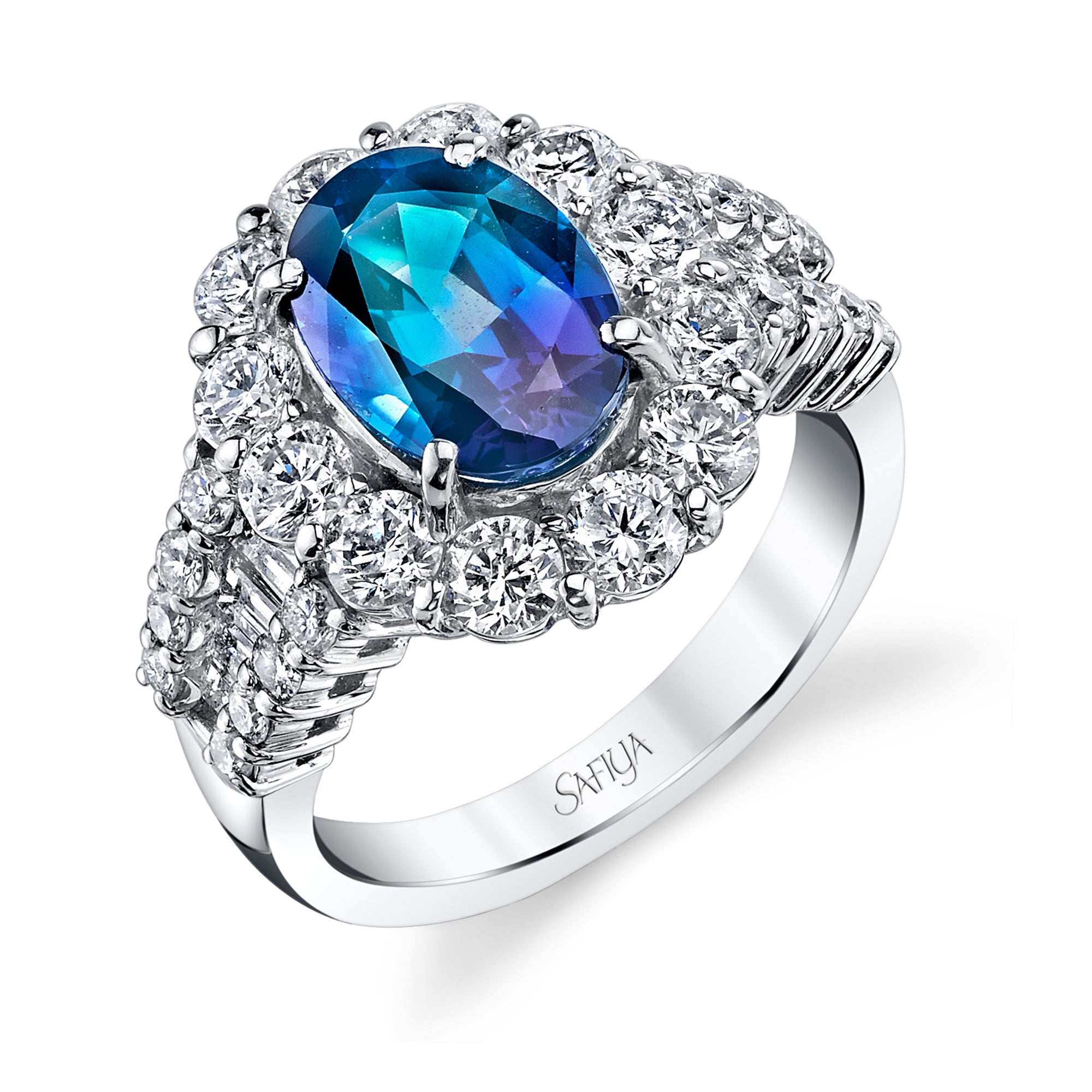 Natural Supremacy - Platinum Alexandrite Ring