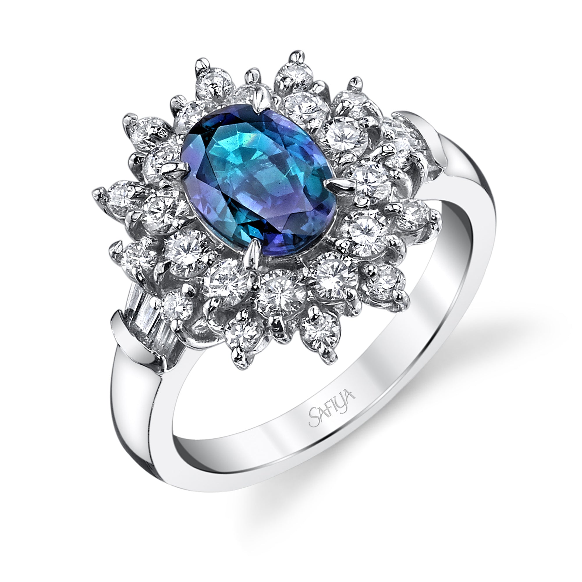 Stellar Grace - Platinum Alexandrite Ring