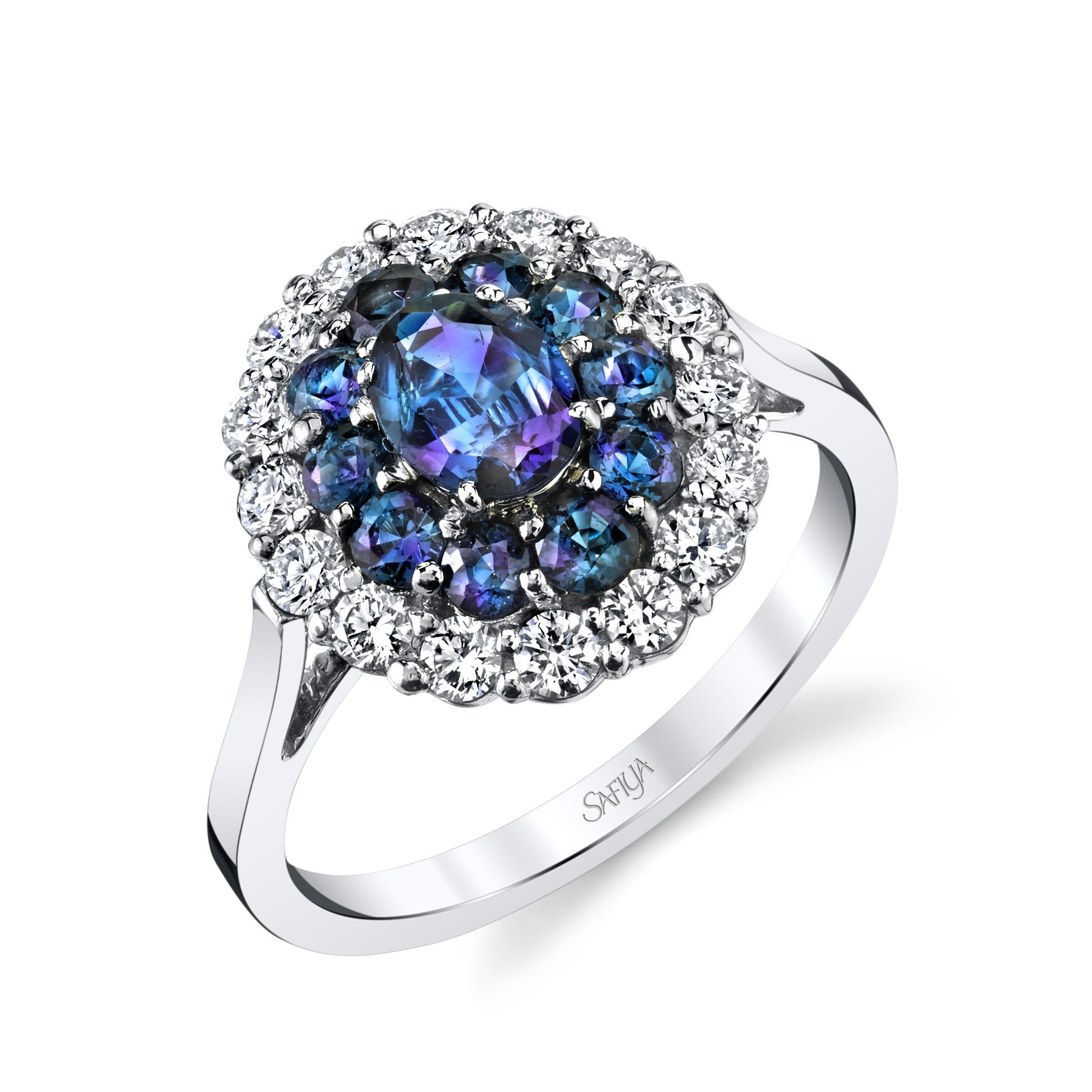 Star Gazer - Platinum Alexandrite Ring