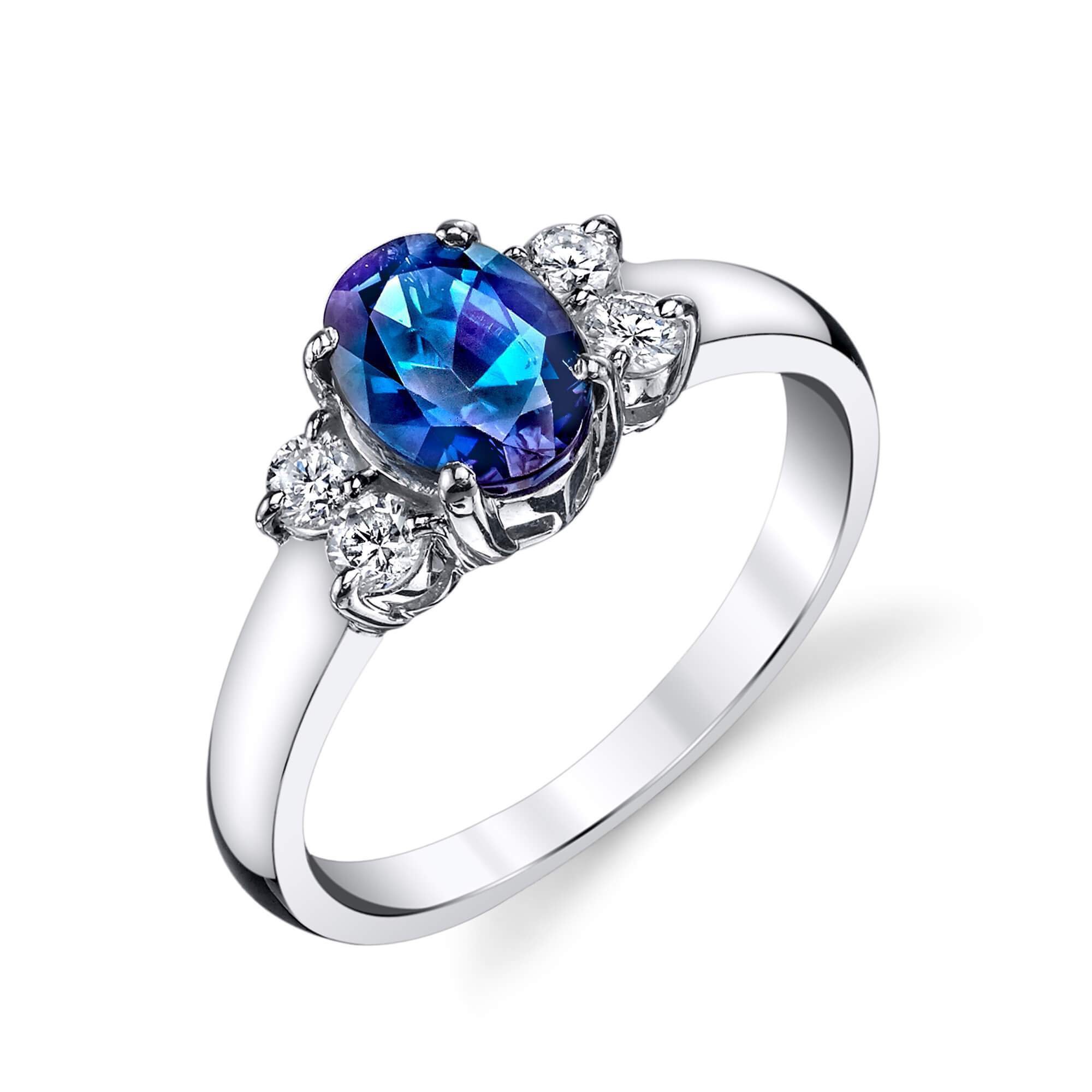 The Superior - Platinum Alexandrite Ring