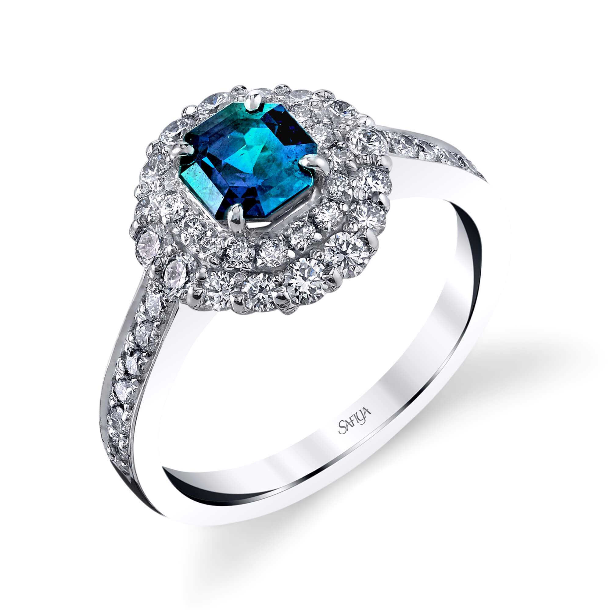 Love and Devotion - Platinum Alexandrite Ring