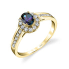 Stardust - 14K Yellow Gold Alexandrite Ring