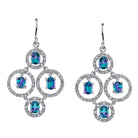Captured Hearts - 14K White Gold Alexandrite Earring