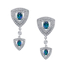 Protectors - 14K White Gold Alexandrite Earring