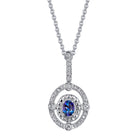 Storm's Eye - 14K White Gold Alexandrite Pendant
