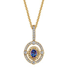 Storm's Eye - 14K Yellow Gold Alexandrite Pendant