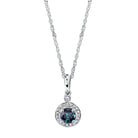 Allure - 14K White Gold Alexandrite Pendant