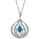 Sea Treasure - 14K White Gold Alexandrite Pendant
