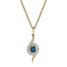 Celestial - 14K Yellow Gold Alexandrite Pendant