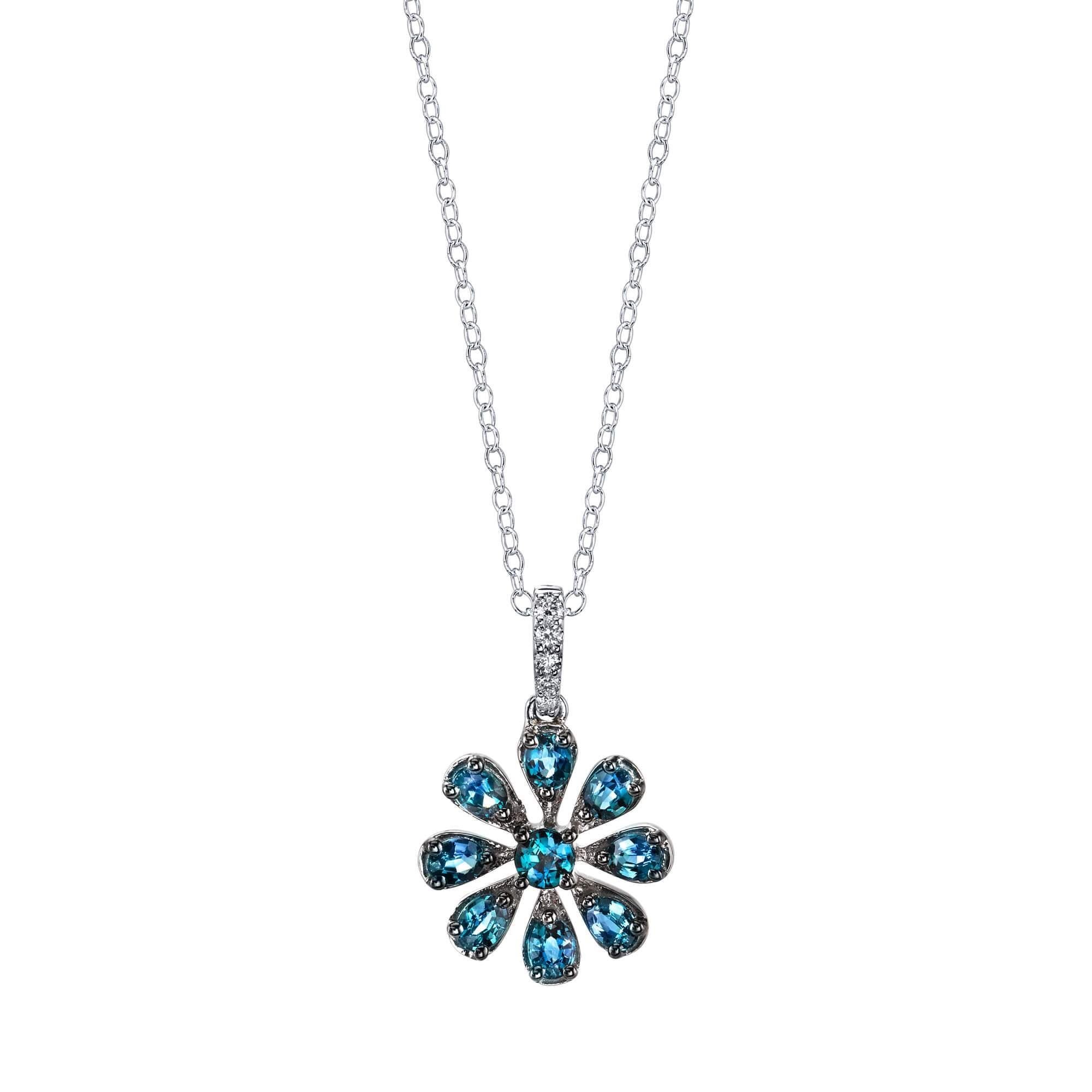 Engaged Desire - 18K White Gold Alexandrite Pendant