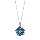 Eloquent Glamour - 18K White Gold Alexandrite Pendant