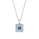 Deep Beauty - 18K White Gold Alexandrite Pendant