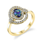 Ocean's Love - 14K Yellow Gold Alexandrite Ring