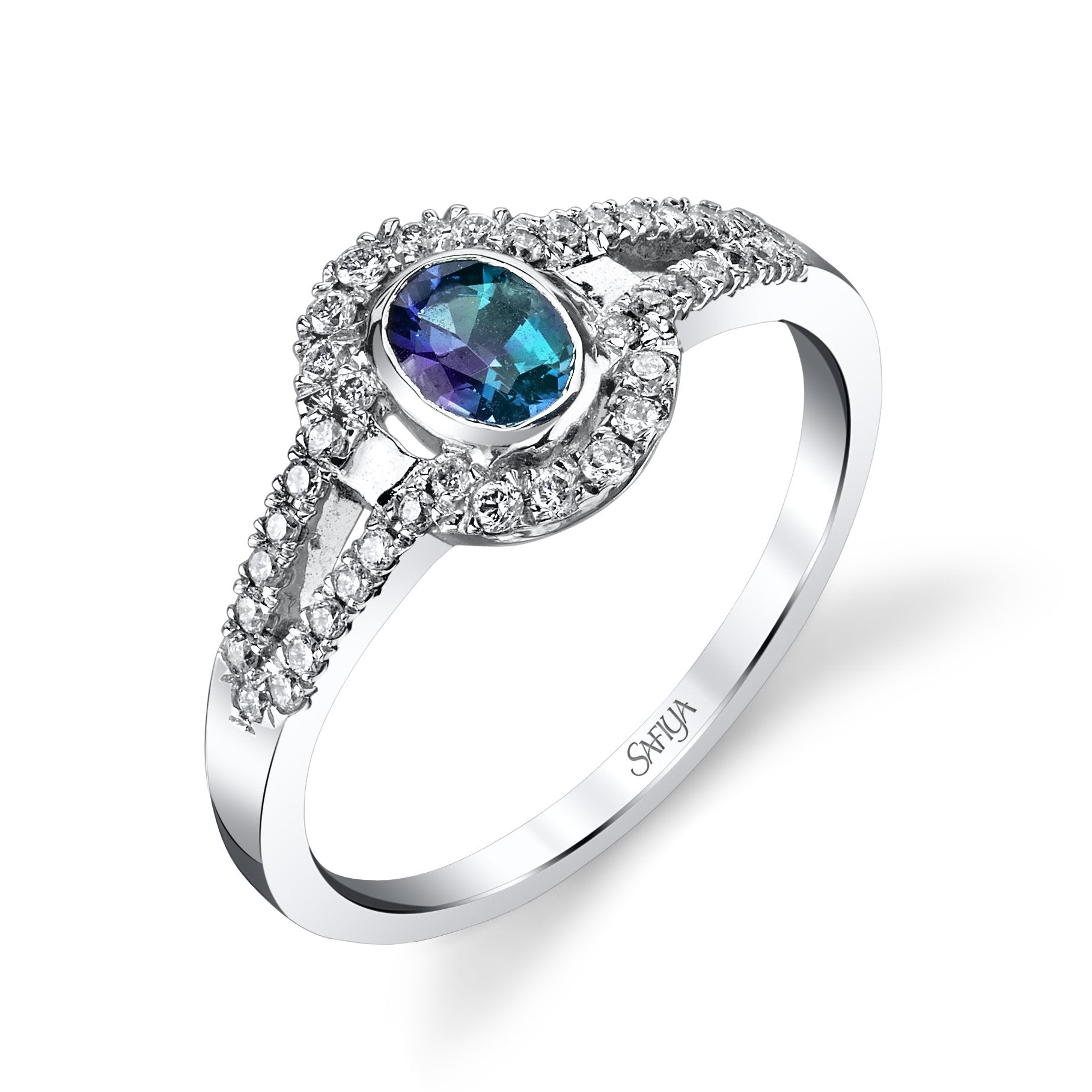 Soul Keeper - 18K White Gold Alexandrite Ring