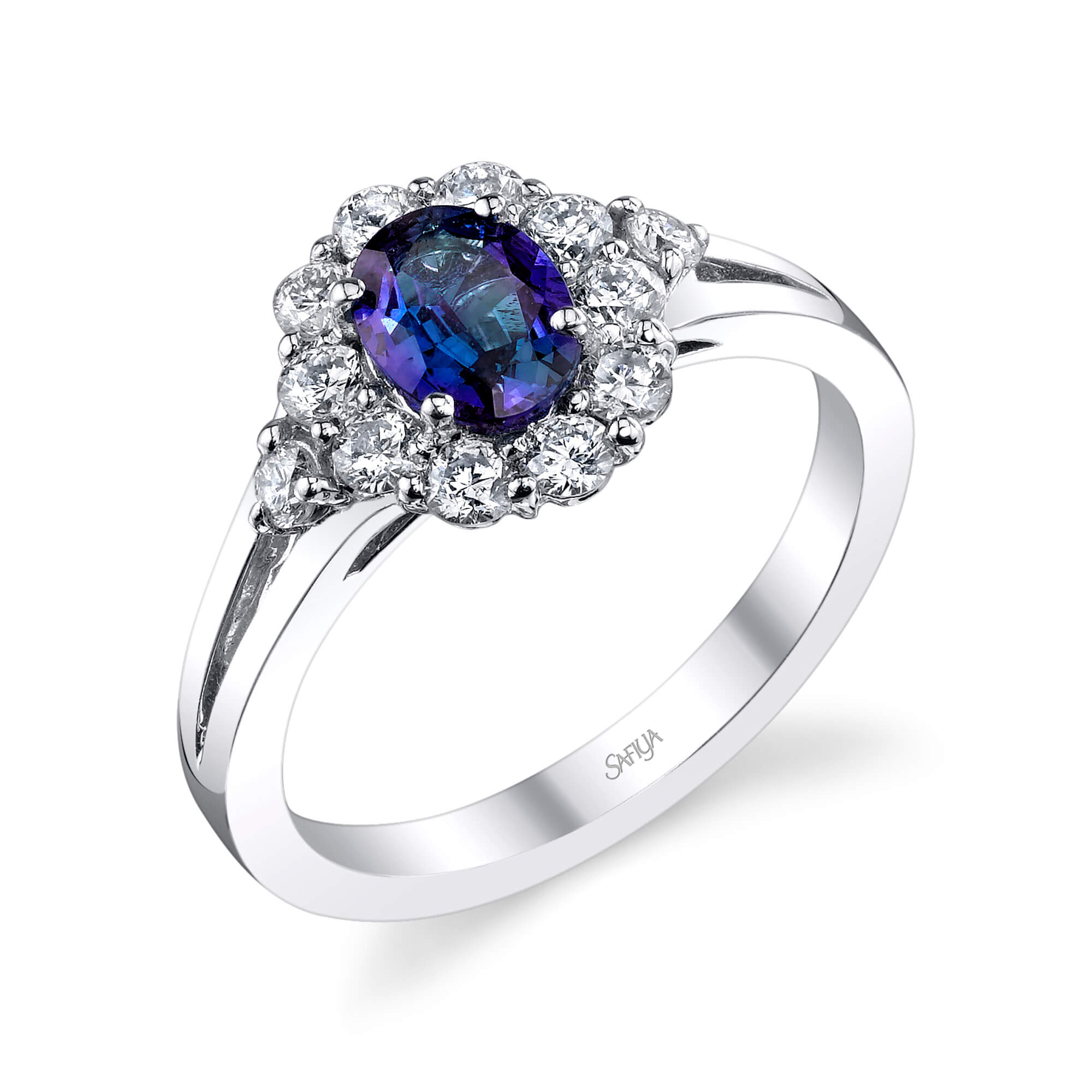 Love Letter - 14K White Gold Alexandrite Ring