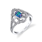 Guardian - 14K White Gold Alexandrite Ring