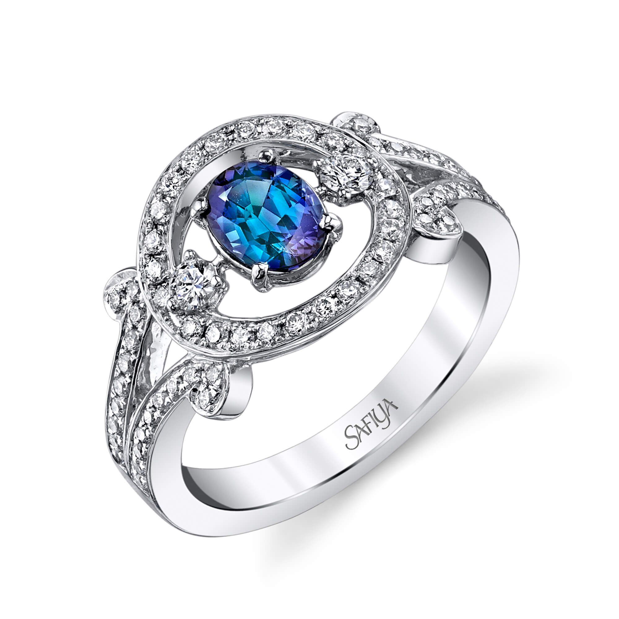 Cherish - 18K White Gold Alexandrite Ring