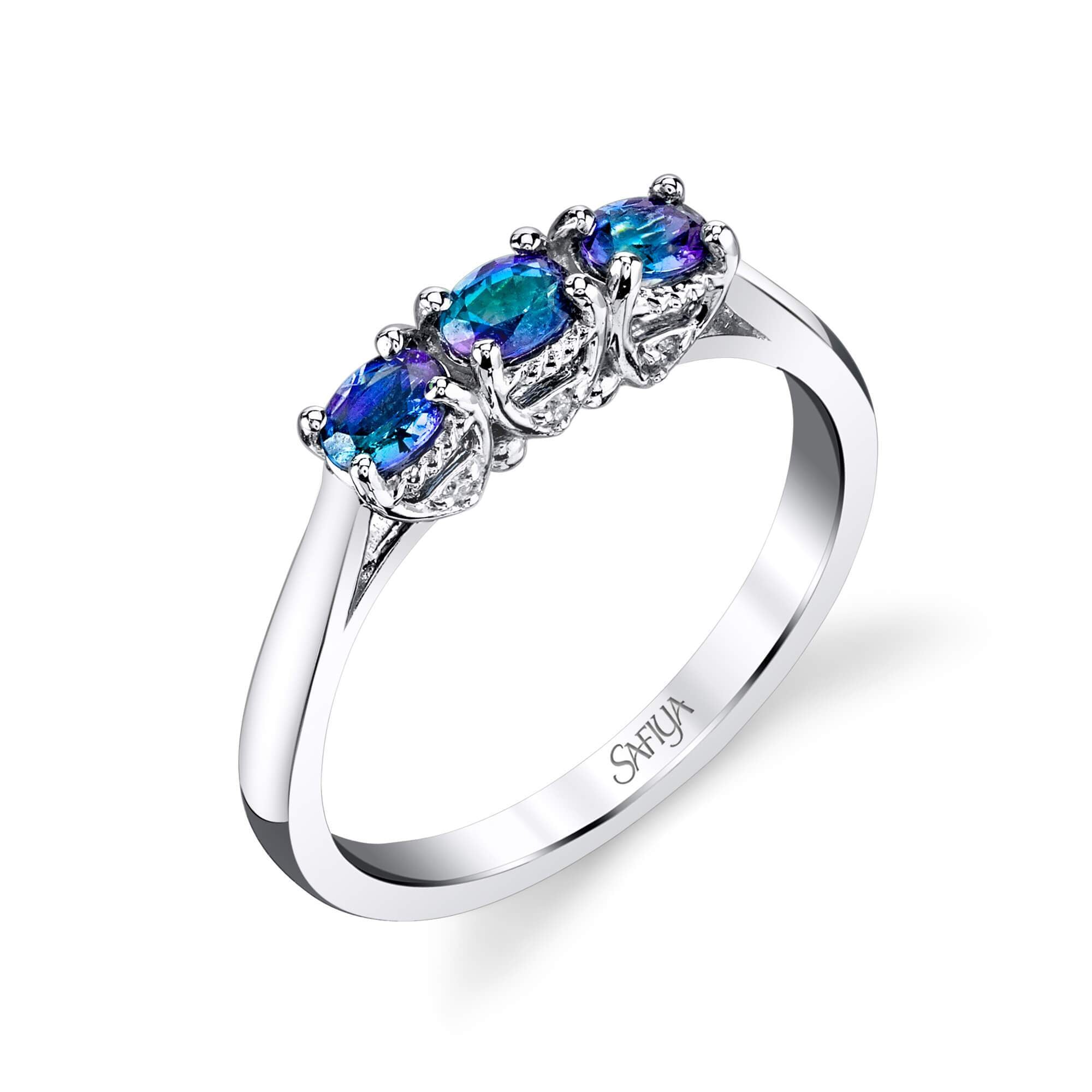 Pure Affections - 14K White Gold Alexandrite Ring