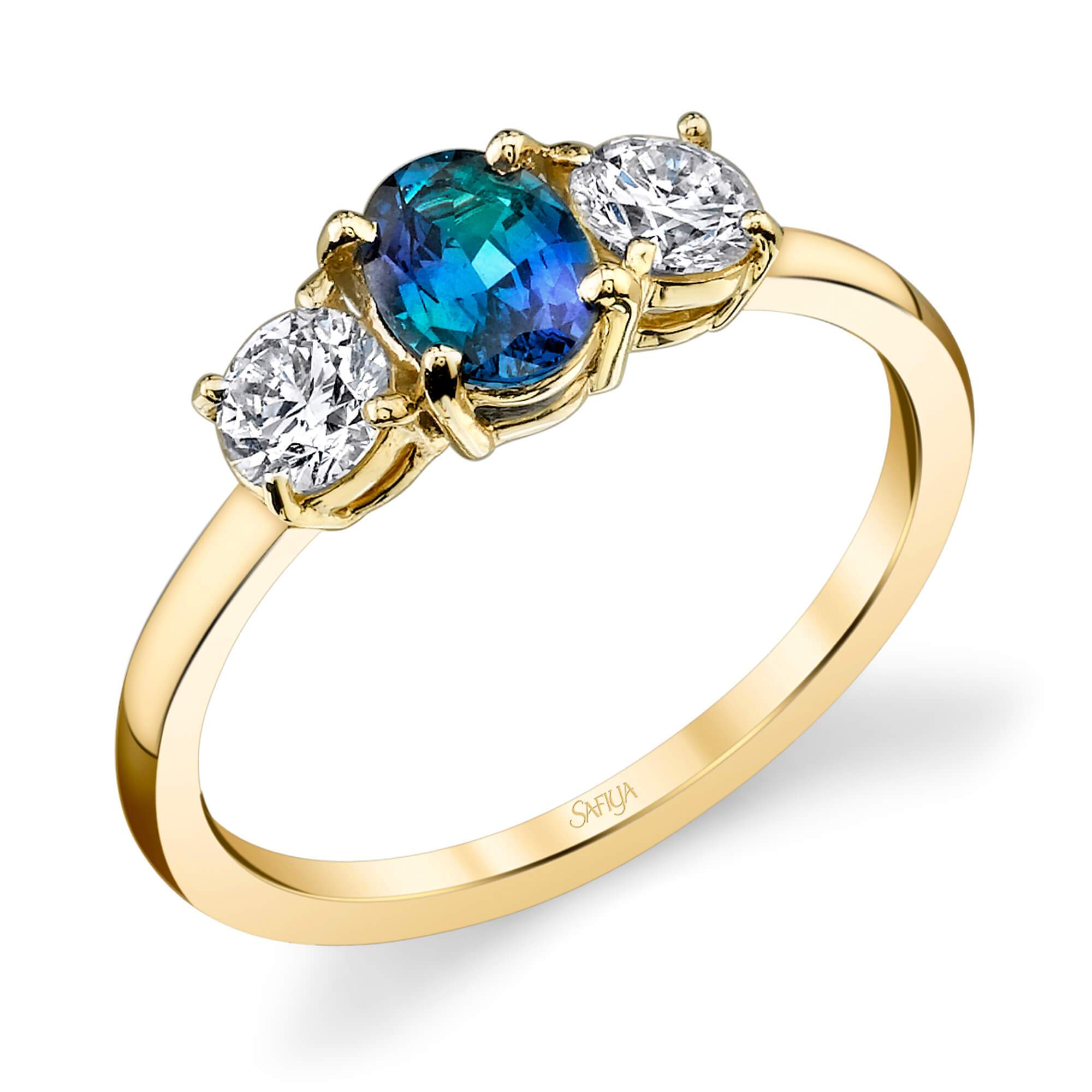 Refined Beauty - 14K Yellow Gold Alexandrite Ring