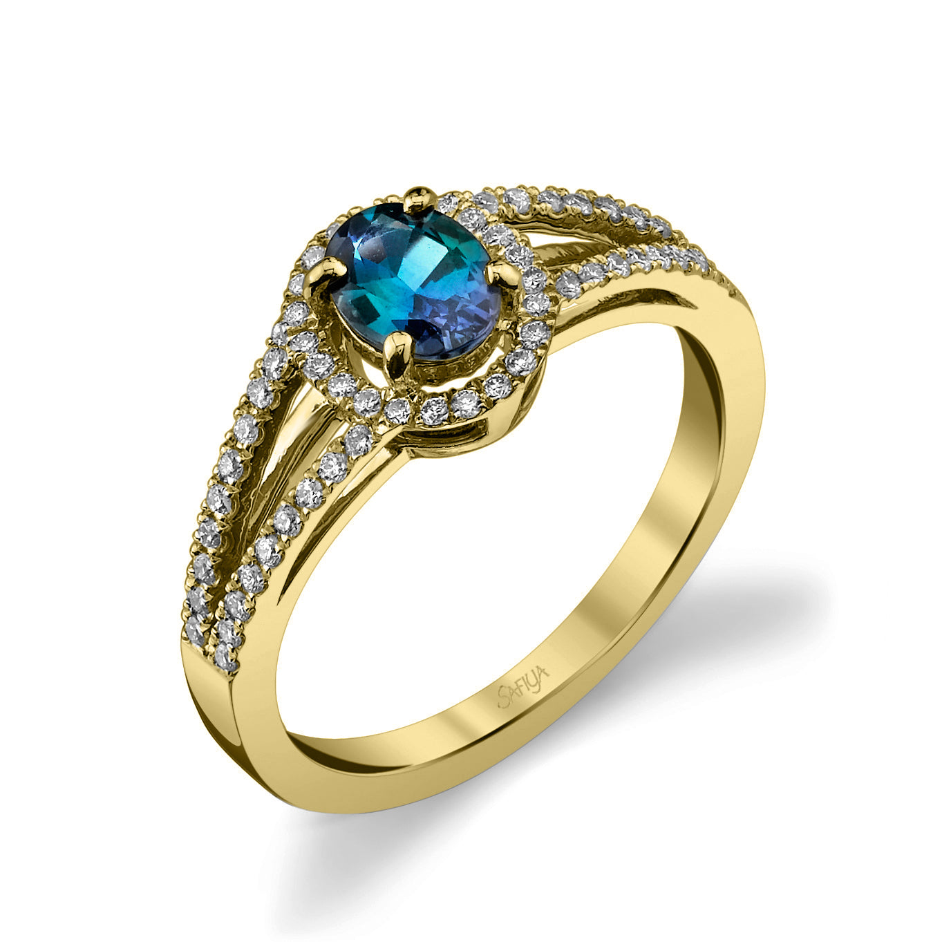 Precious Joy - 14K Yellow Gold Alexandrite Ring