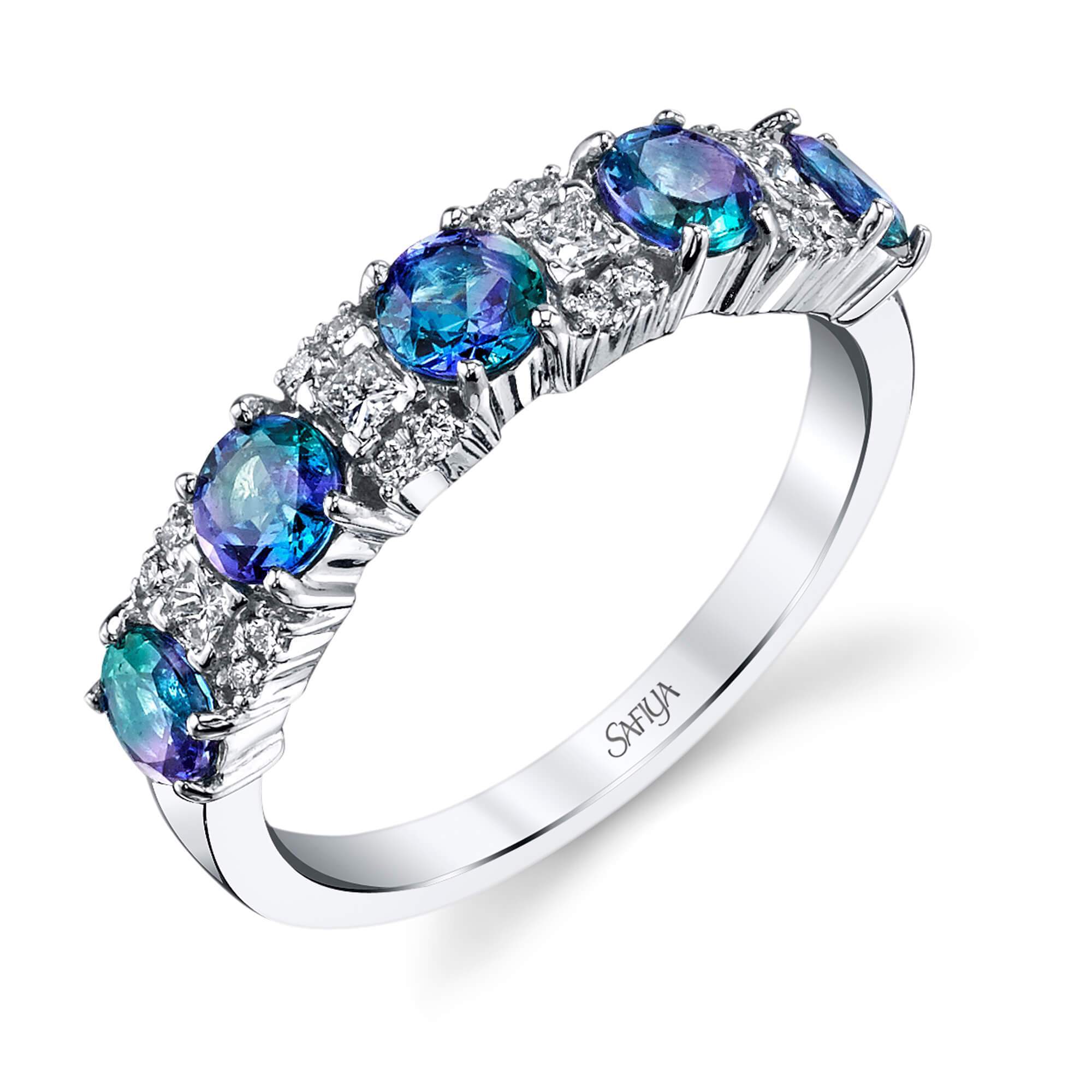 The Admiral - 14K White Gold Alexandrite Ring