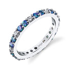 Royal Eternity - 14K White Gold Alexandrite Ring
