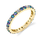 Royal Eternity - 14K Yellow Gold Alexandrite Ring