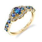 Triumphant - 14K Yellow Gold Alexandrite Ring