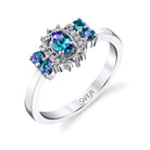 Fairy Tale - 14K White Gold Alexandrite Ring
