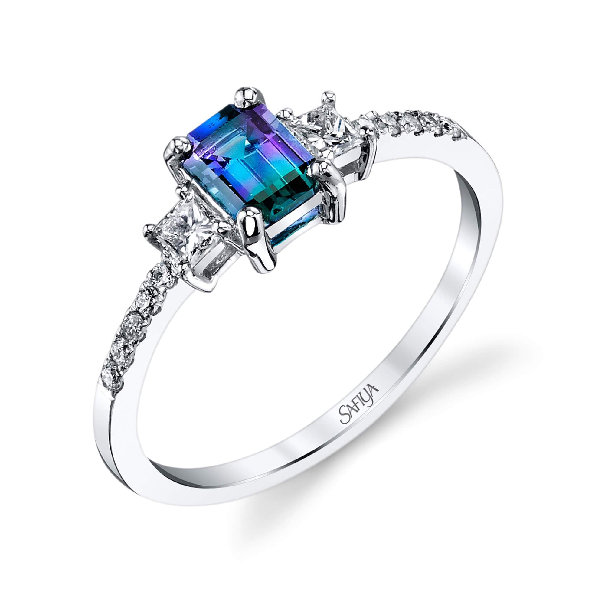 Natural Bliss - 14K White Gold Alexandrite Ring