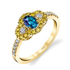 Graceful Enjoyment - 14K Yellow Gold Alexandrite Ring