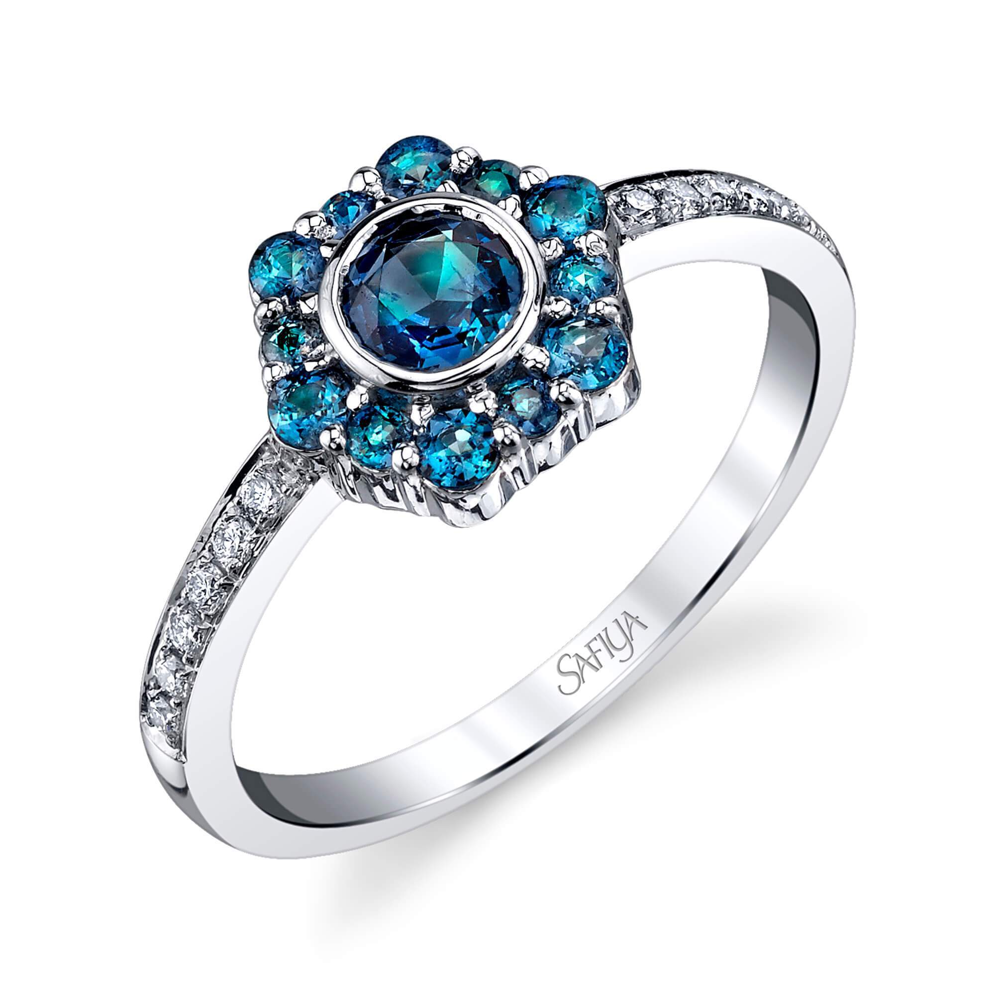 The Aristocrat - 14K White Gold Alexandrite Ring