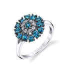 Natural Aurora - 18K White Gold Alexandrite Ring
