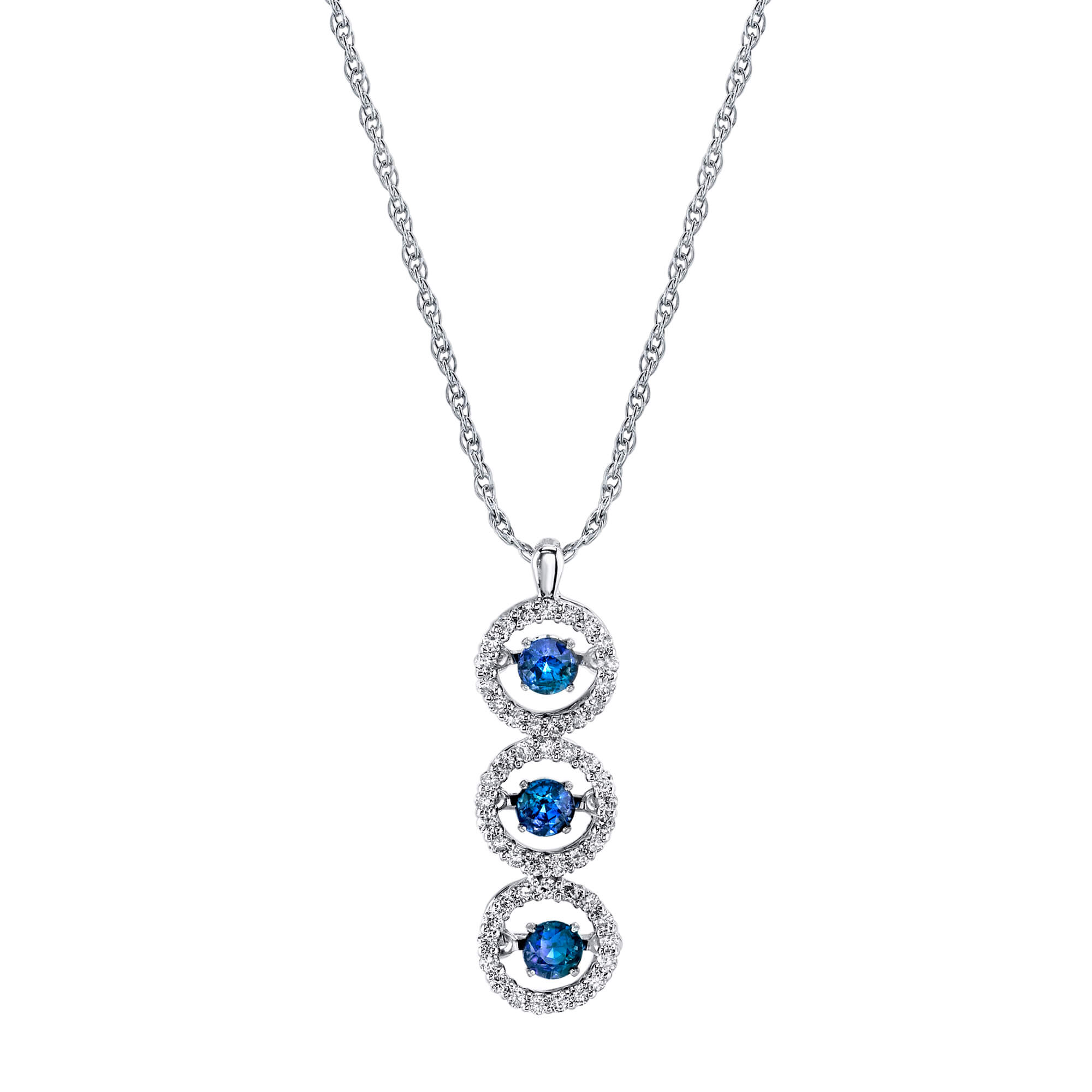 Encore - 14K White Gold Alexandrite Pendant
