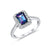 Bold and the Beautiful - Platinum Natural Alexandrite Ring