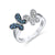 Butterfly Dreams - Platinum Natural Alexandrite Ring