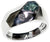 Ref : 42011 - Platinum Natural Alexandrite Men's Ring