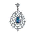 Royal Favor - 14K White Gold Alexandrite Pendant