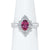 Lady Luck - 14K White Gold Natural Alexandrite Ring