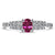 Tranquility - 14K White Gold Natural Alexandrite Ring