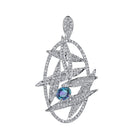 Crystalline - 14K White Gold Alexandrite Pendant