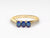 Touch of Hope (Oval) - 14K Yellow Gold Natural Alexandrite Ring